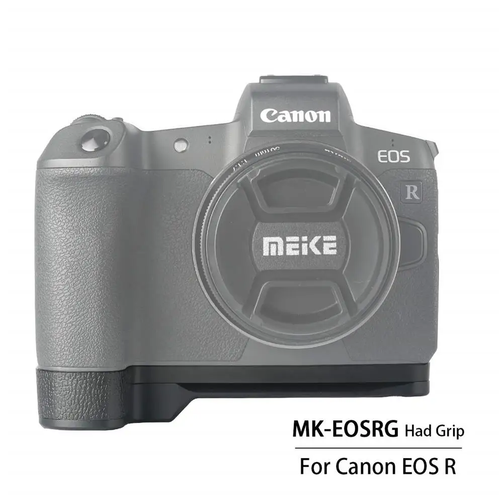 Meike MK-EOSRG Hand Grip for Canon Camera Holder Bracket Metal Base L-plate for Canon EOSR Mirrorless Camera