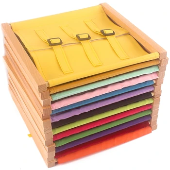 Babyspeelgoed voor kinderen Montessori Nieuw afneembaar dressingframe Houten kleding Stropdas Kant Rits Haak Speelgoed Vroeg educatief onderwijs