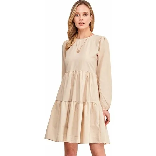 Candlestick Women 3318 Beige Dress