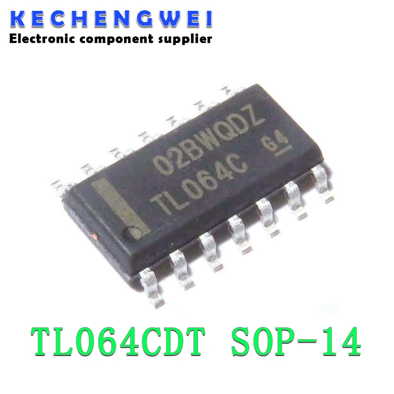 10 Buah TL064CDT SOP-14 TL064CDR SOP14 TL064C SOP TL064