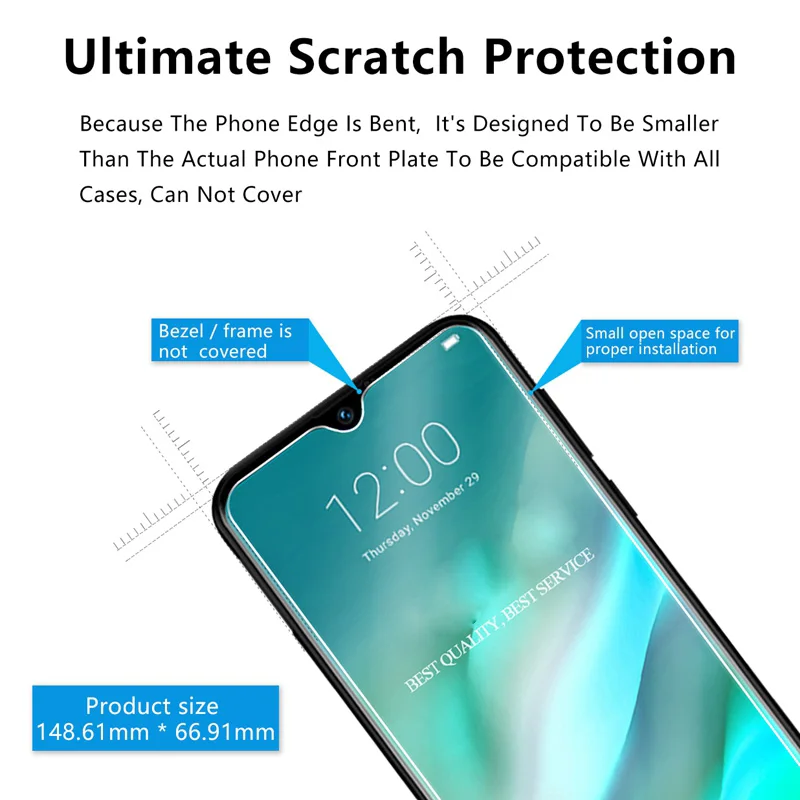 Untuk ZTE Blade A51 A71 A3 A5 A7 A7s 2020 Kaca Tempered Pada ZTE Blade 20 Smart V10 Vita 11 Pelindung Layar Prime ZTE Axon 30 Pro