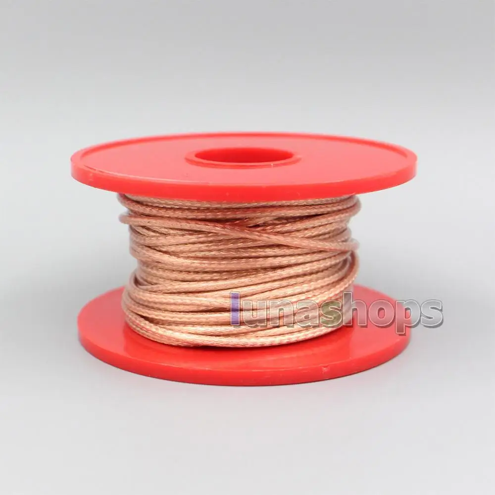 50 متر عالية المتطرفة لينة نقية 7n 99% OCC 64*0.05 مللي متر التدريع الخارجي 19*0.1 مللي متر 7N OCC داخل السلك القطر: 1.8 مللي متر كابل ذاتي الصنع