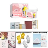 3D Hand Foot Print Mold, DIY Statue Molding, Baby Handprint Footprint Mold Birthday Keepsake Making Tools Kit 3