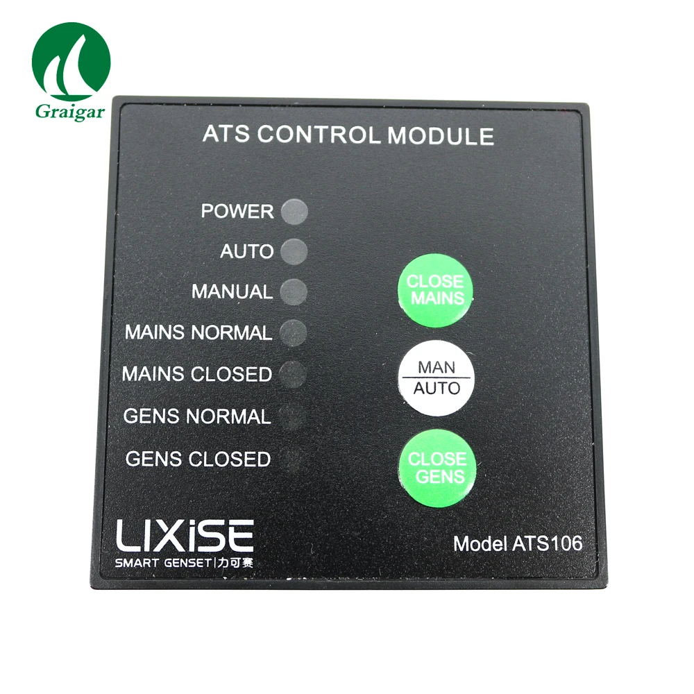 

LIXiSE ATS106 Dual Power Transfer Controller Mains/Generator Automatic Switching Control Module ATS Control