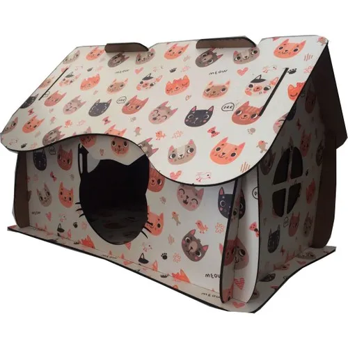 Practical Decor Cat House White Cat