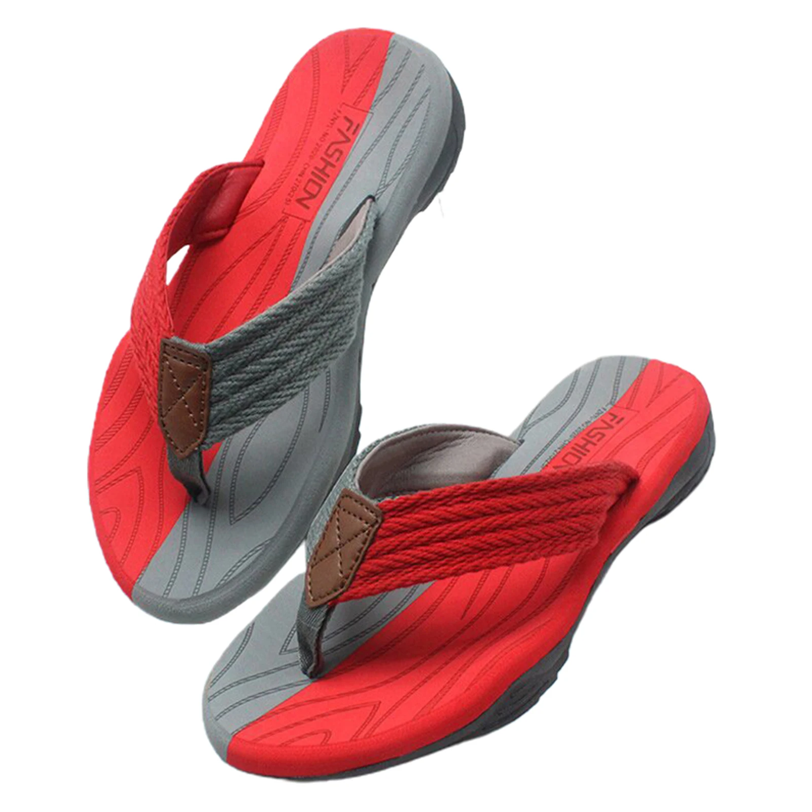 New Summer Men's Flip Flops Shoes For Man Summer Surf Beach Slippers Non-slip Shoes For Outdoor Travel Тапочки Для Дома 2021