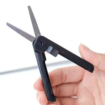 Simple portable small scissors student stationery scissors small fresh pocket folding handmade art scissors office home