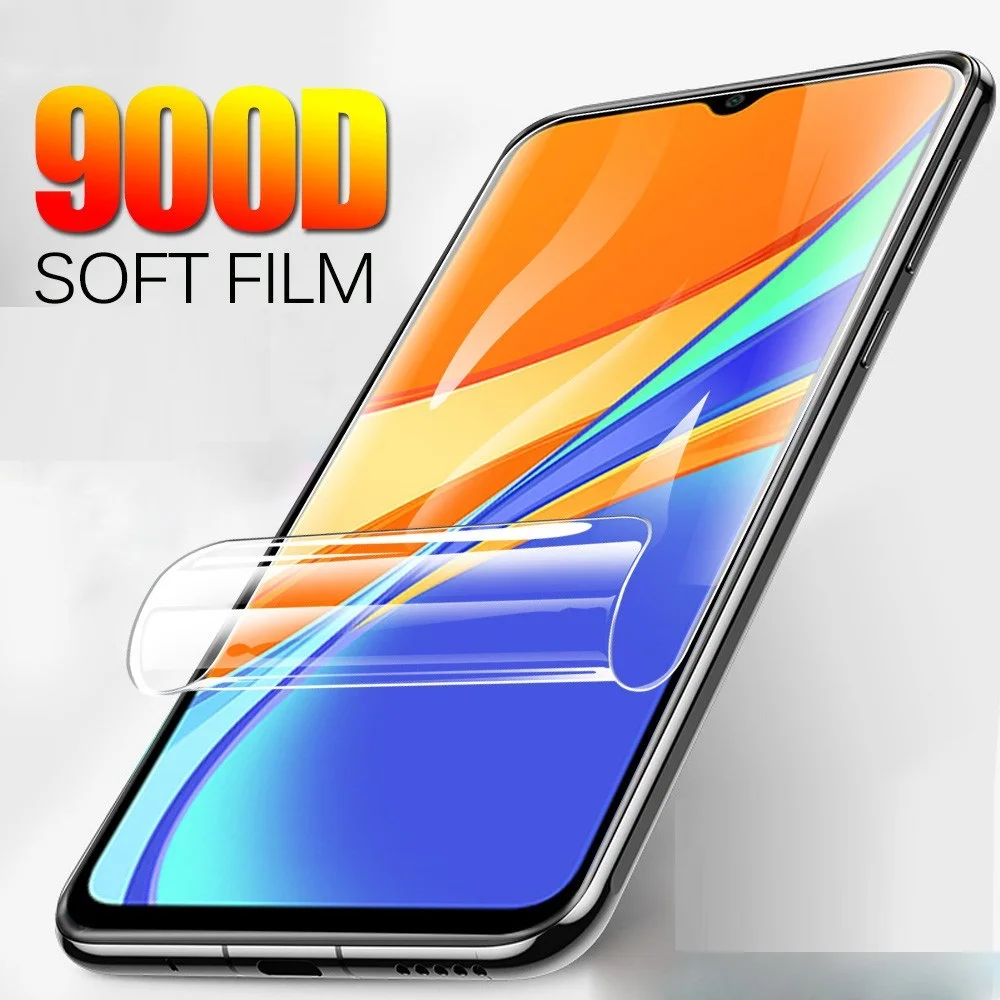 Гидрогелевая пленка для Realme Q Гидрогелевая пленка для Realme 5 Pro для Realme 5 Полное покрытие защитная пленка не стекло