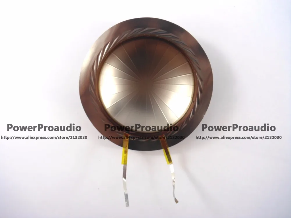 2 peças 8 ohms tweeter diafragma kit de reparo de bobina de voz vc 51.00mm fio plano para sistema de alto-falante de áudio de carro