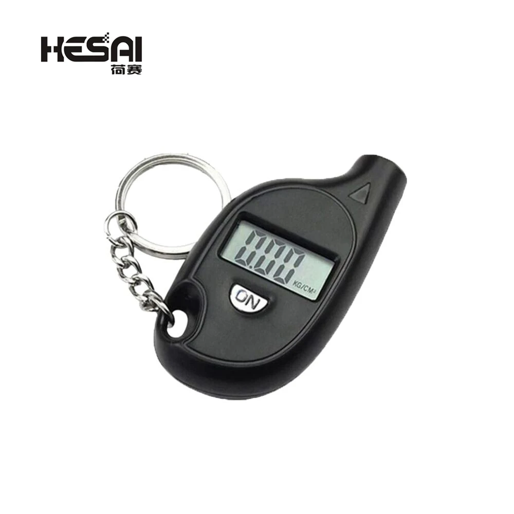 Mini Portable Keychain Tire Tyre Wheel Air Pressure Gauge Tester Digital LCD 5-100 PSI Procession Tool Tire Pressure Monitor