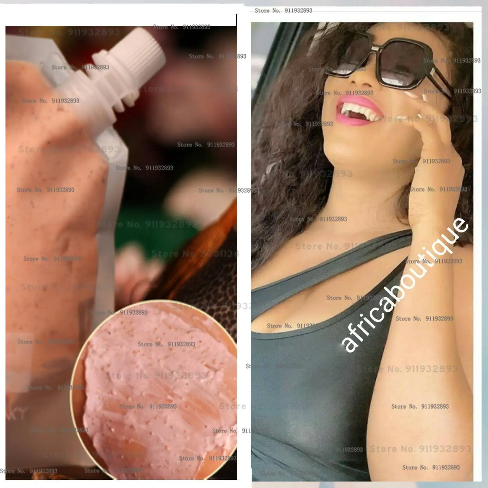 

Никотинамид секретный быстродействующий отбеливающий скраб для лица и тела