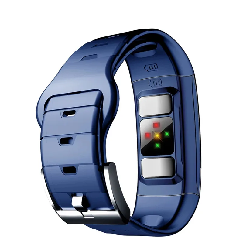 Original Black Blue Red Silicone Rubber Watch Strap Replacement Waterproof Sports Watch Band For Spovan H02 ECG PPG Smart Band