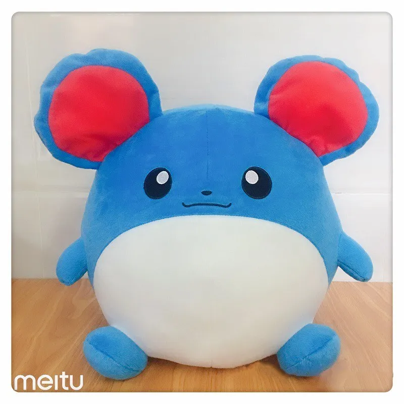 Original Pokemon Game Cartoon Giant Dolls Marill Dragonair Plush Toy 36cm