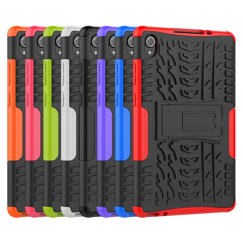 Rugged Shockproof TPU Bumper Coque PC Cover for Lenovo TabM8 Tab M8 8.0