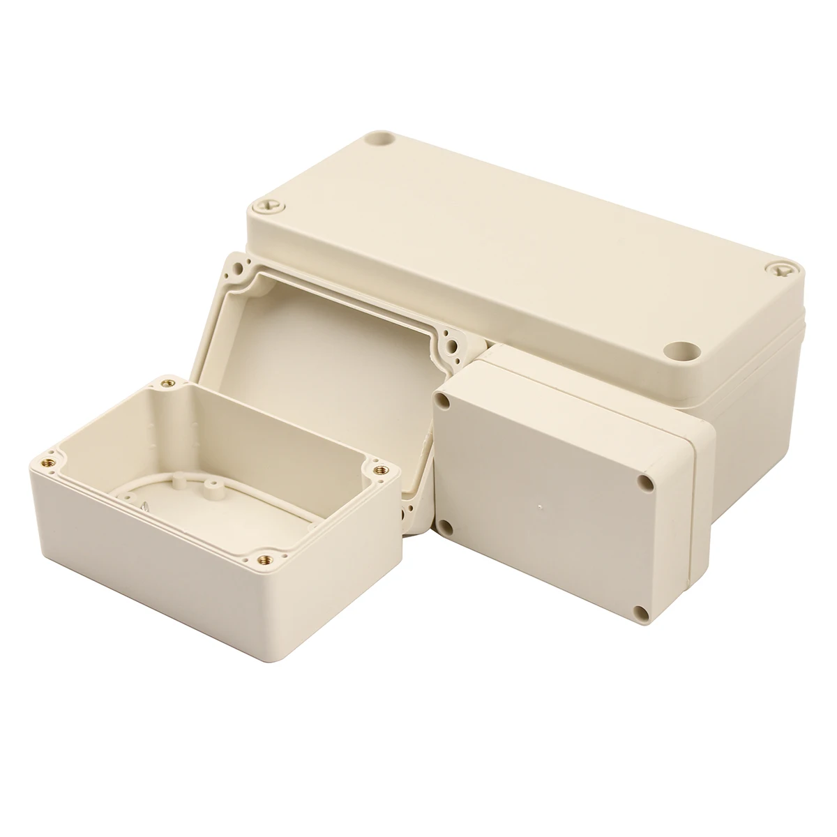 DIY Electronic Box Plastic Waterproof Junction Box Electrical Cover Enclosure Waterproof Junction Case