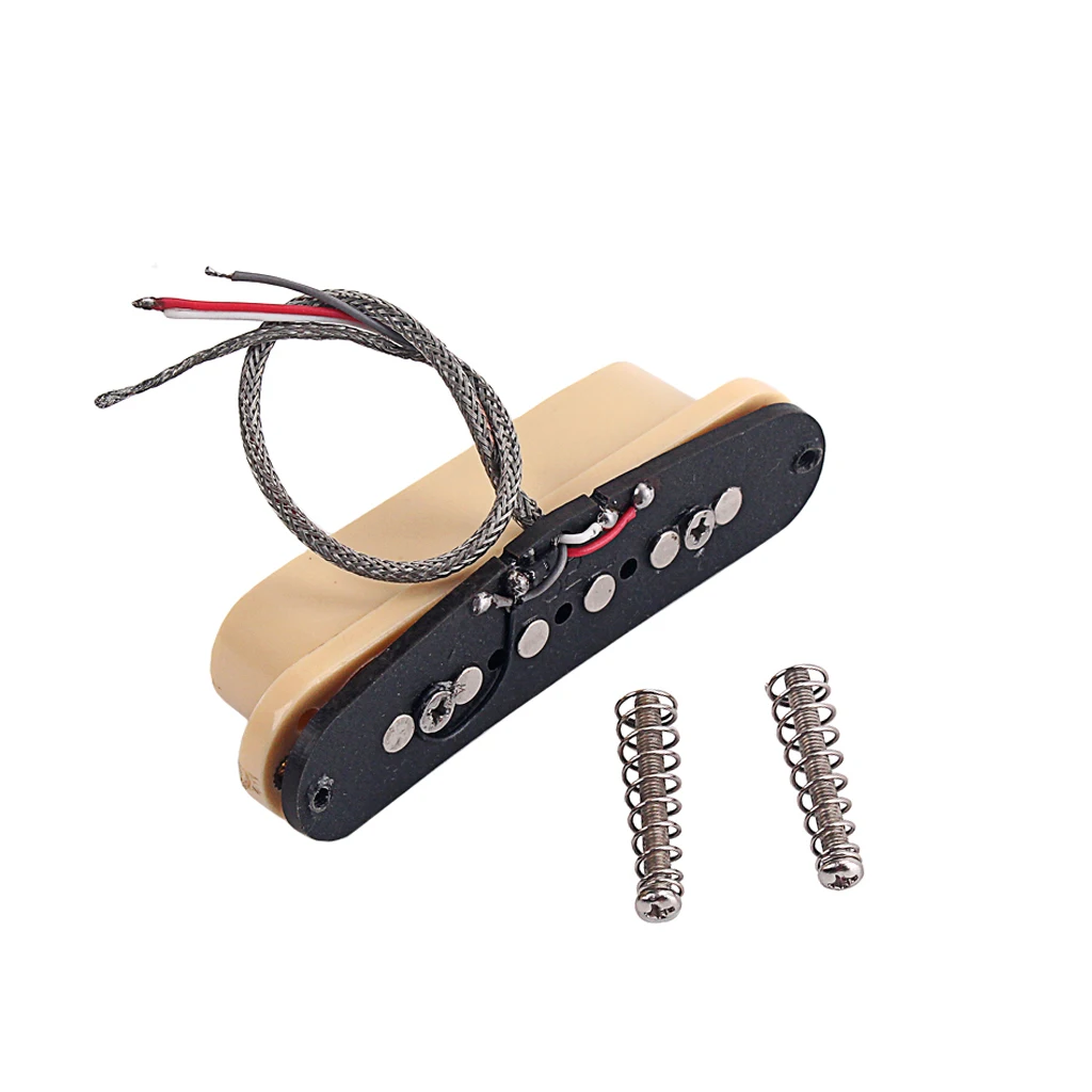 Alnico 5 Guitar Bridge Single Coil Pickup 50mm/ 52mm for Electric Guitar Parts