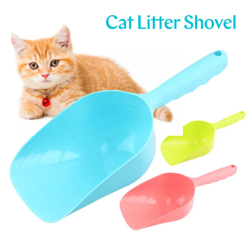 

PP Cat Litter Shovel Non-toxic With Scale Plastic Scoop Cat Sand Pet Cleanning Tool For Cats Clean Feces Daily Necessities