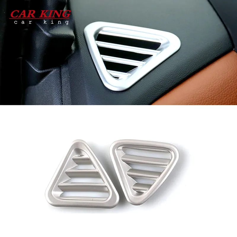 

For Chevrolet Equinox 2017 2018 ABS Matte Car front Small air outlet Decoration Cover Trim Car accessories styling 2pcs