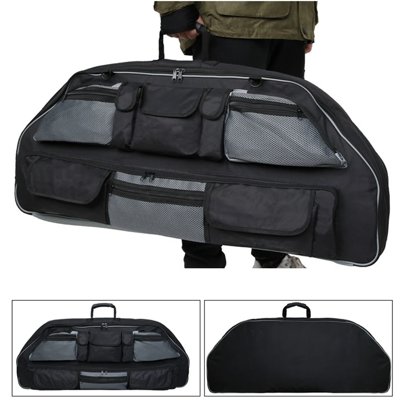 

100CM Tactical Bow Bag Hunting Bow Case Soft Bow Case Compound Bow Carry Bag with Arrow Pocket Bow and arrow Storage Bag