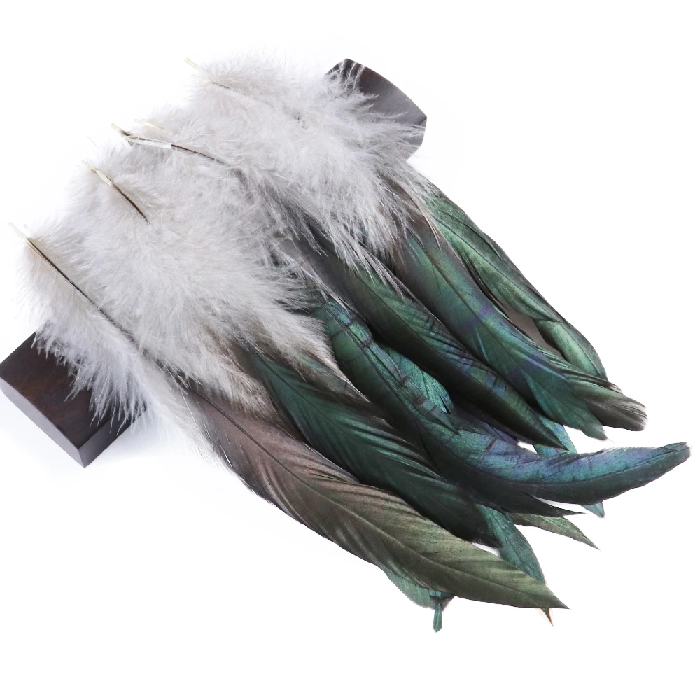 50Pcs/Lot Natural Color Rooster Feathers 6-8 Inch/15-20 CM Pheasant Chicken Feather for Crafts Jewelry Earring Making Plumes