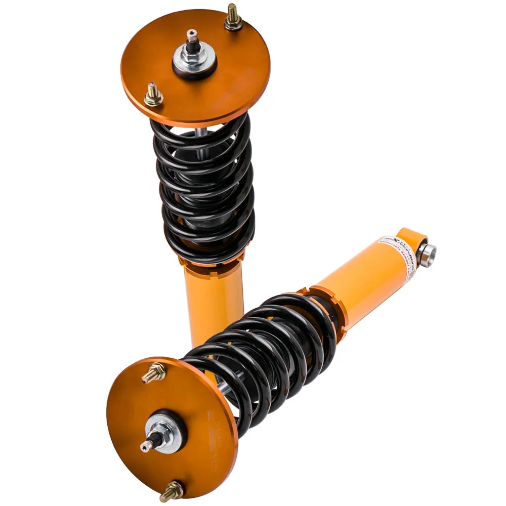 maxpeedingrods 24 way adj. Coilovers shock Suspension Strut for Nissan S14 Silvia 200SX 240SX 94-98 Spring Damper Camber Plate