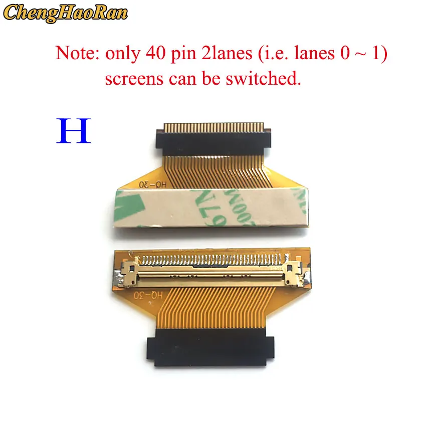 ChengHaoRan 1 sztuk LVDS ekran EDP płytka przyłączeniowa Fix 30pin do FPC 30p / 51pin 1.0 0.5mm elastyczny kabel płaski Adapter interfejsu