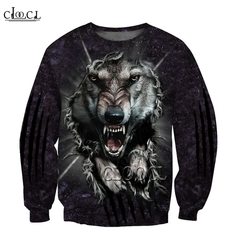 

HX Wolf 3D All Over Printed Men Hoodies Sweatshirt Unisex Streetwear Zipper Pullover Casual Jacket Tracksuits Drop Shipping