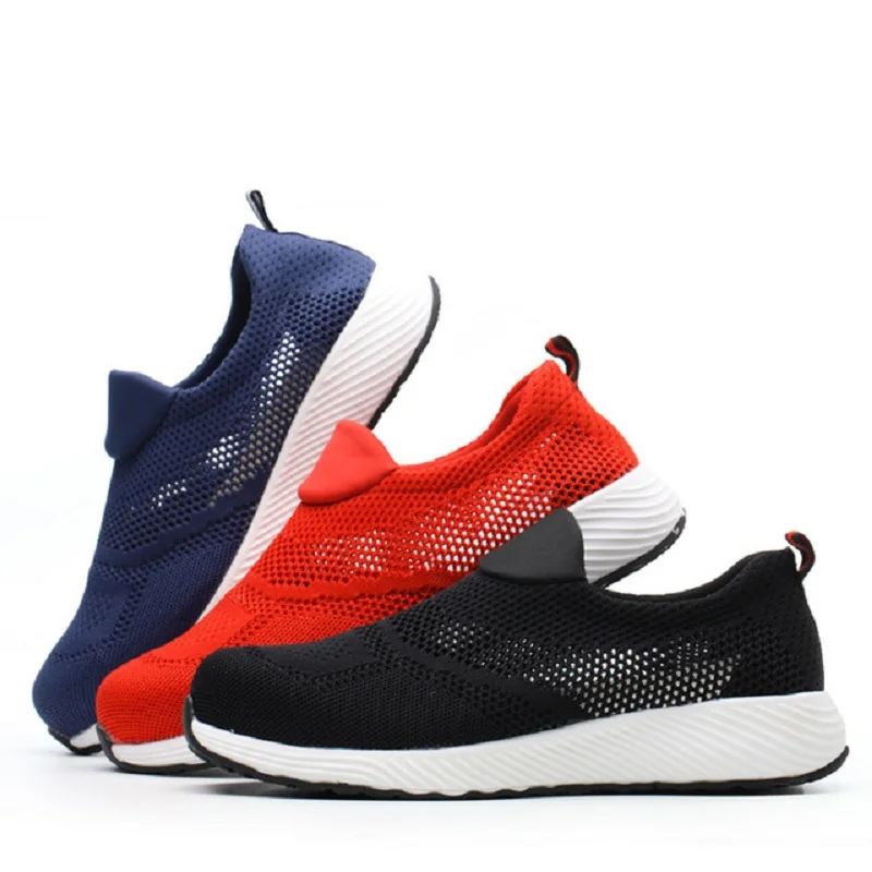 Summer Lightweight Steel Toecap Men Women Work & Safety Boots Breathable Male Female Shoes Zapatos De Hombre Plus Size 46