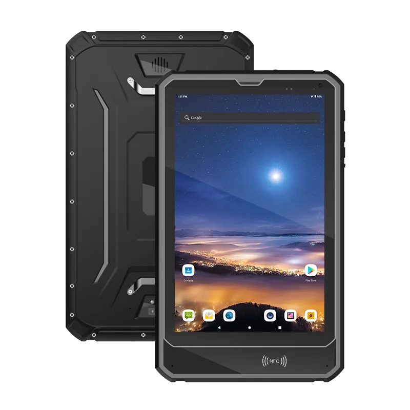 UNIWA Q10R  2 in 1 Smartphone NFC Tablet PC  IP68 Waterproof 9500mAh 10.1 inchRugged Android 9.0 MT6762 Octa 4G LTE 64GB Tablet