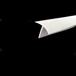 Rubber T-Strip Gap Cover Sealing Strip for Glass, Metal, Wood, Solar Panels, Doors, Windows, Cars, Machines Seals, White
