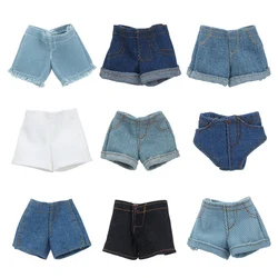 1PC Fashion Doll Shorts Denim Jeans Bottoms Short Pants For 30CM Doll Casual Wears 1/6 BJD Dolls Clothes Accessories Kids Toys
