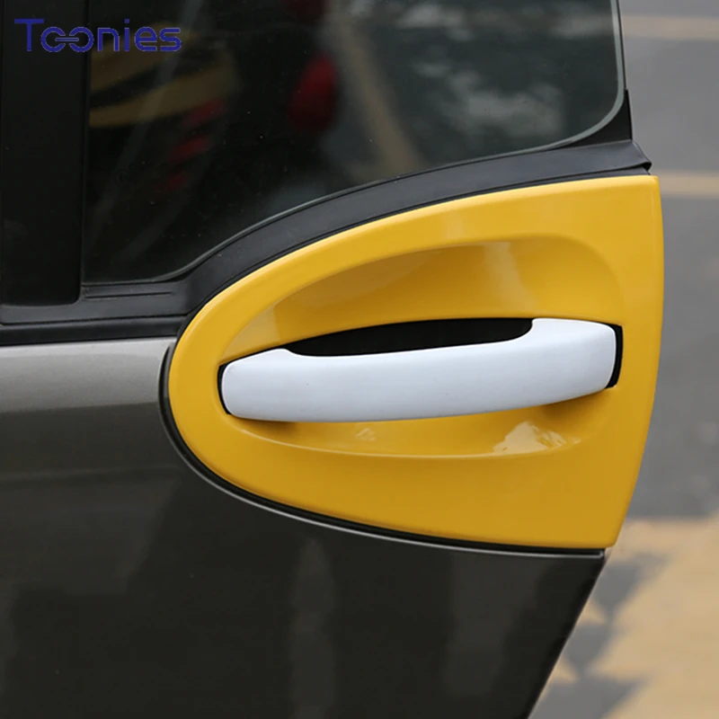 ABS Car Interior Plastic Stickers For Mercedes Old Smart 451 Fortwo Car Accessories Modeling Decoration Modification Cover