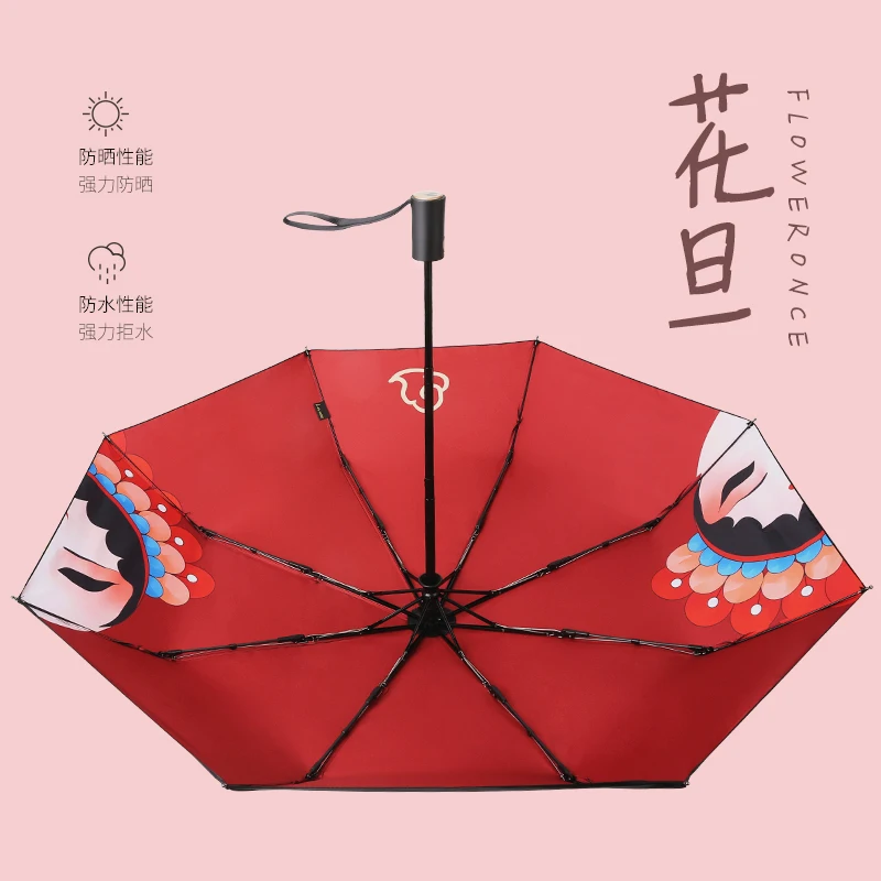 Windproof Folding Umbrella Automatic Woman Outdoor Large Luxury Fashion Uv Umbrella Kawaii Waterproof Paraguas Rain Gear BC50YS