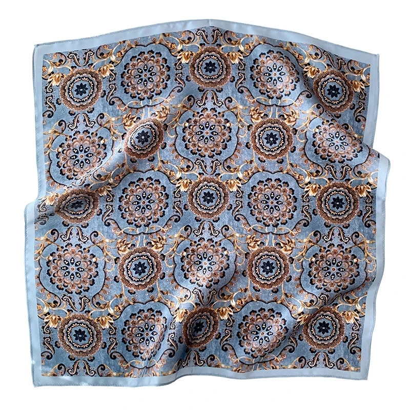 Écharpe Pashmina Mulberry Injplanchers f pour femmes, châle de plage d\'été, poncho, bandana, foulard, hijab, nouveau, 53x53cm, 2024, 100%