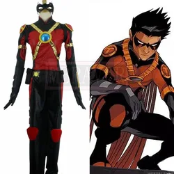 Red Robin Superhero Damian Wayne Tim Drake Cosplay Costume Custom Made Any Size