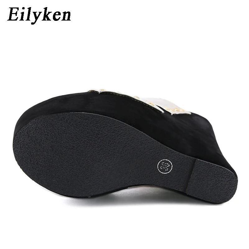 Eilyken Summer Roman Peep Toe Women Platform Wedges Slippers Sandals Fashion High Heels Female Shoes