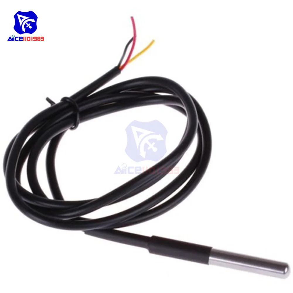 diymore LM35DZ Waterproof Digital Thermal Probe Temperature Sensor Probe Cable for Arduino 4V 20V