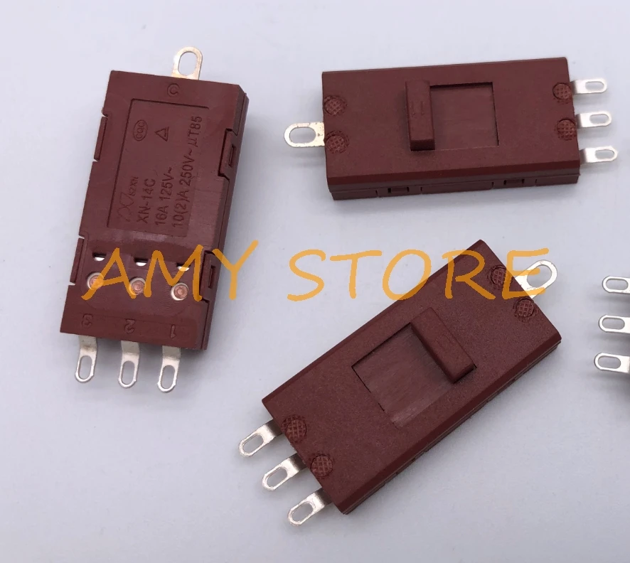2pcs Toggle Diapositiva DIP Tubo Dell'aria Interruttore 4 Spilli 4 Posizioni XN-14C 16A 125V 10(2A) 250V per Asciugacapelli Ventilatore Interruttore