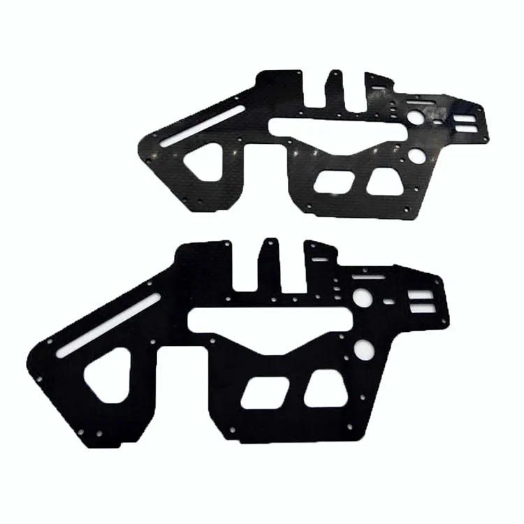 Align trex 450 키트(1.2mm)용 타로 450 PRO DFC 헬리콥터 탄소 섬유 메인 프레임 플레이트