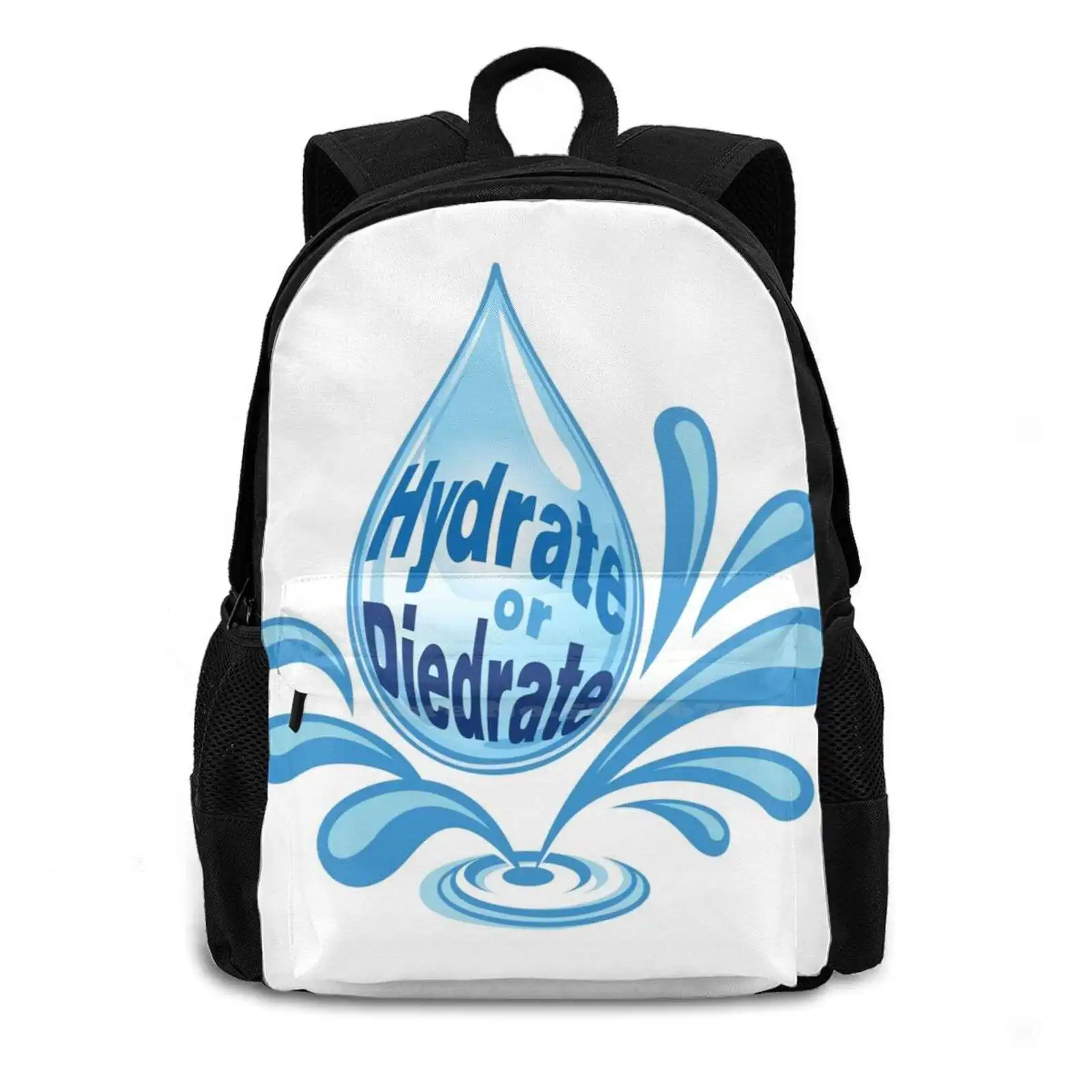 Or Diedrate Stay Water H2O Flask Bottle Die-Drate New Arrivals Unisex Bags Student Bag Backpack Station Die Drate Vsco Girl