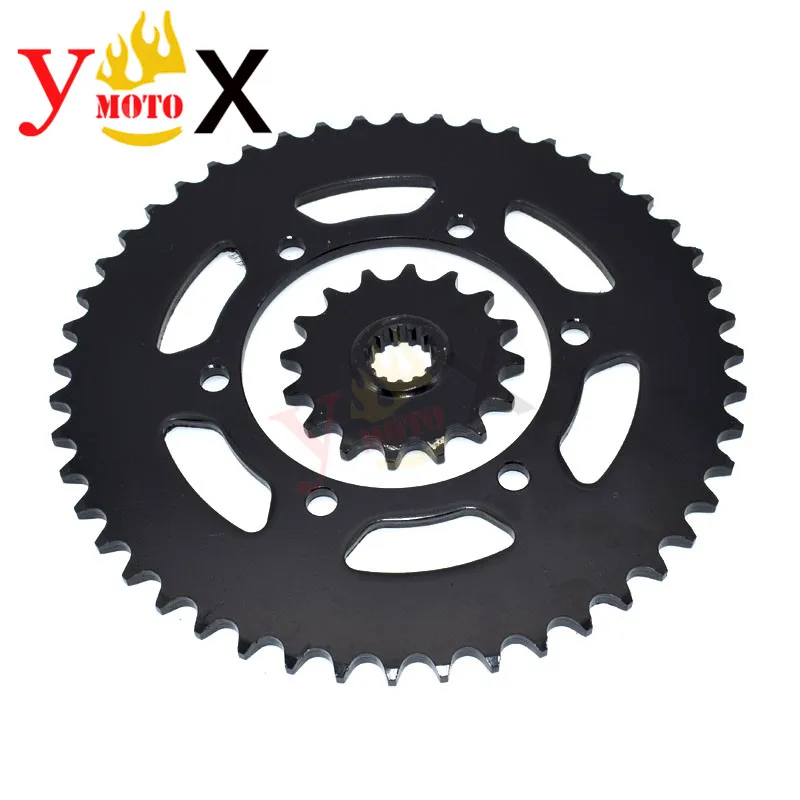 YZF-R6  Motorcycle Front & Rear Set 525-16T 525-48T Chain Sprocket Gear Steel For Yamaha YZF R6 YZF600 1998-2008 2003 2004 2005