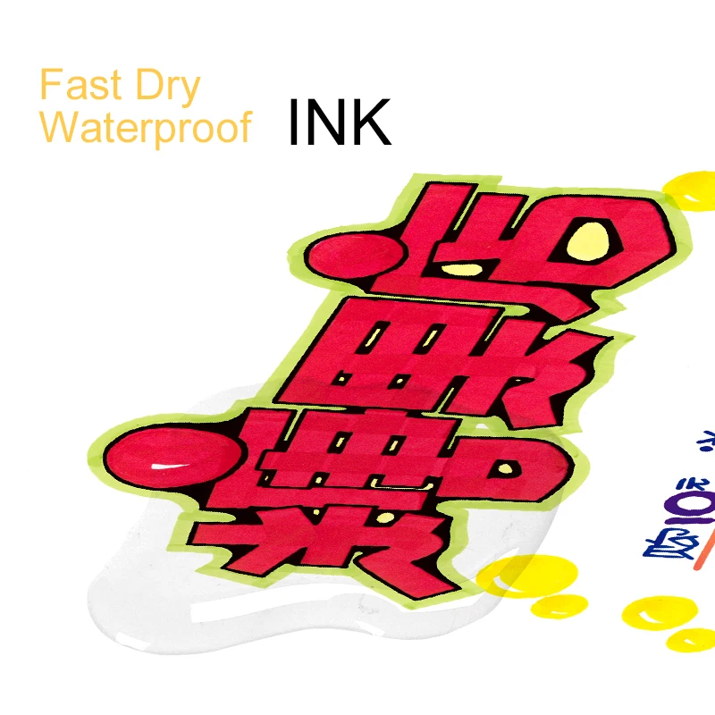 LifeMaster Genvana Pop Marker 20mm dcBased Ink Mark on Anything/Poster Design Fast Dry Waterproof Ink G-0930