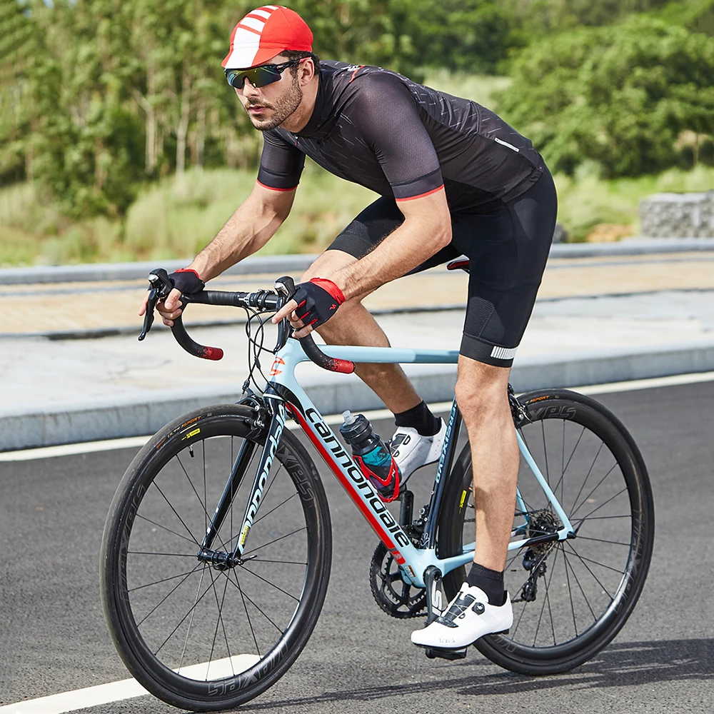 RION Mฤskie spodenki kolarskie Bretelle Rajstopy rowerowe Odzieลผ rowerowa Spodnie Pad MTB Biker Man Szelki Leon Elastyczny interfejs Jazda konna