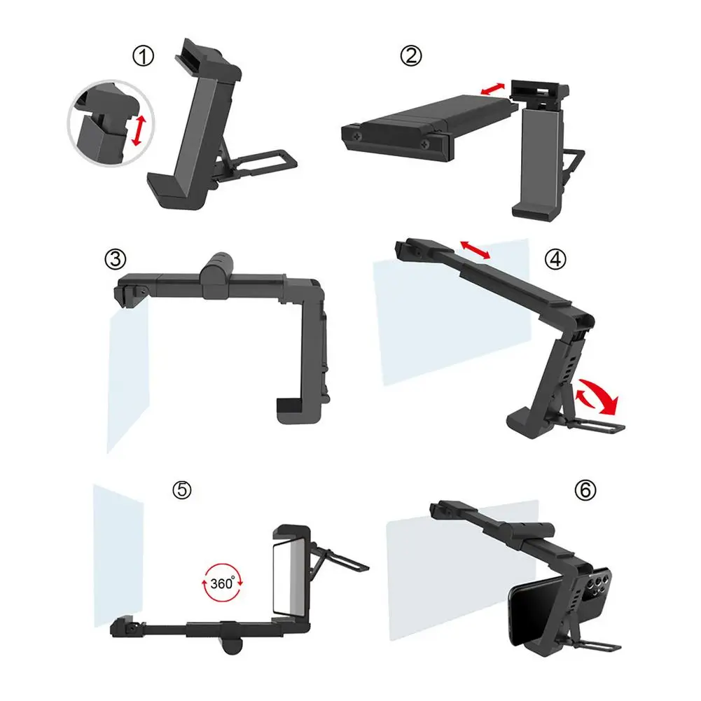 10inch Video Screen Amplifier Foldable Phone Screen Magnifier Smartphone Stand HD Stand Bracket Enlarge Stand Eyes Protection