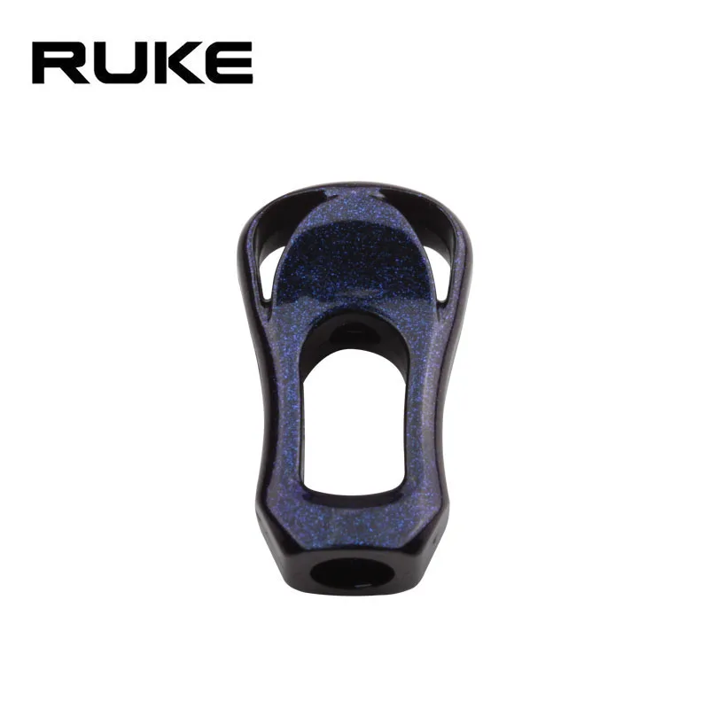 RUKE 1pc New Design Carbon Knob Suit For D Type Reel  35 MM Super Light 3.7 g Fit 7x4x2.5 MM Bearing  DIY Accessory