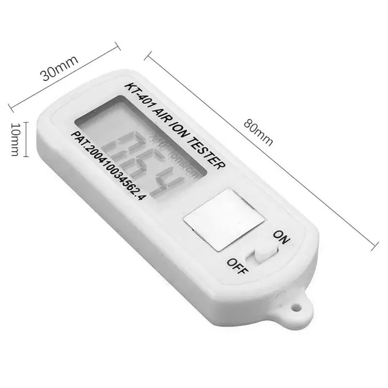 Imagem -06 - Aero Anion Tester Medidor de Íons Aeroanion Detecto Detector de Concentração de Íons Negativos de Oxigênio Anion Auto Purificador de ar Kt401