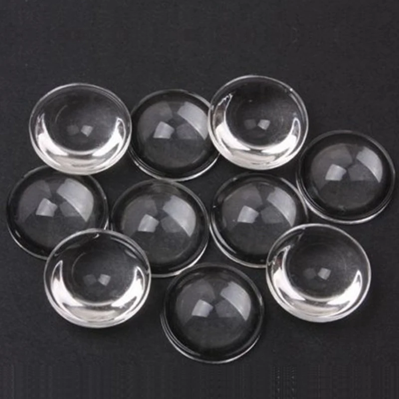 20pcs/lot High Power LED 20mm Convex Lens Optical Acrylic PMMA LED Lens