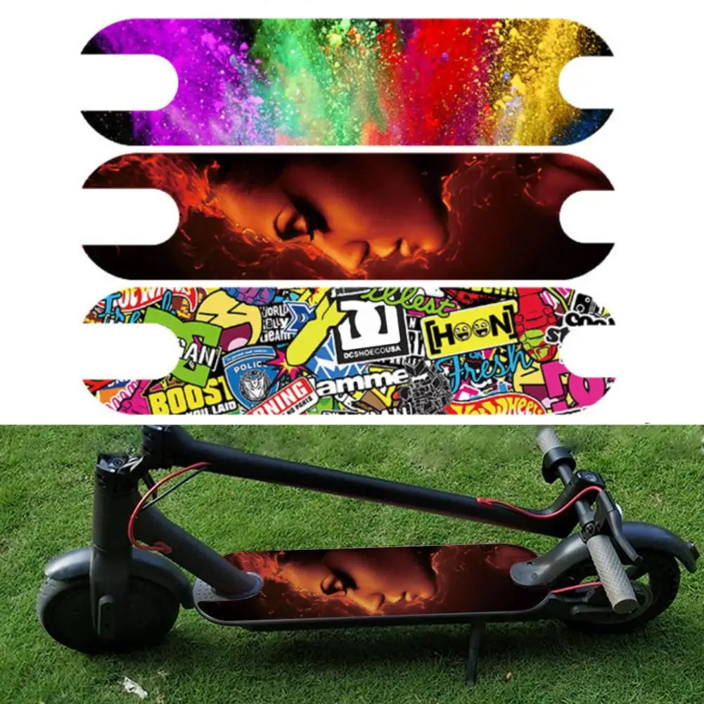 DIY Scooter Pedal Stickers Decal For Xiaomi M365 Electric Scooter Waterproof Footboard Tape Sandpaper PVC Skateboard Sticker