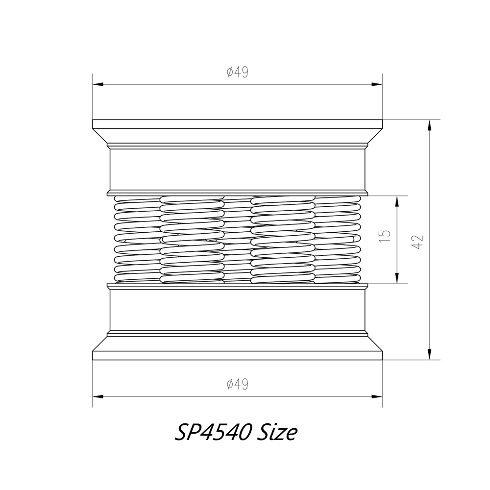 SP4942 4Pcs Preffair Aluminum Spring Speakers Spikes Isolation Stand For HiFi Amplifier/Speaker/Turntable/Player