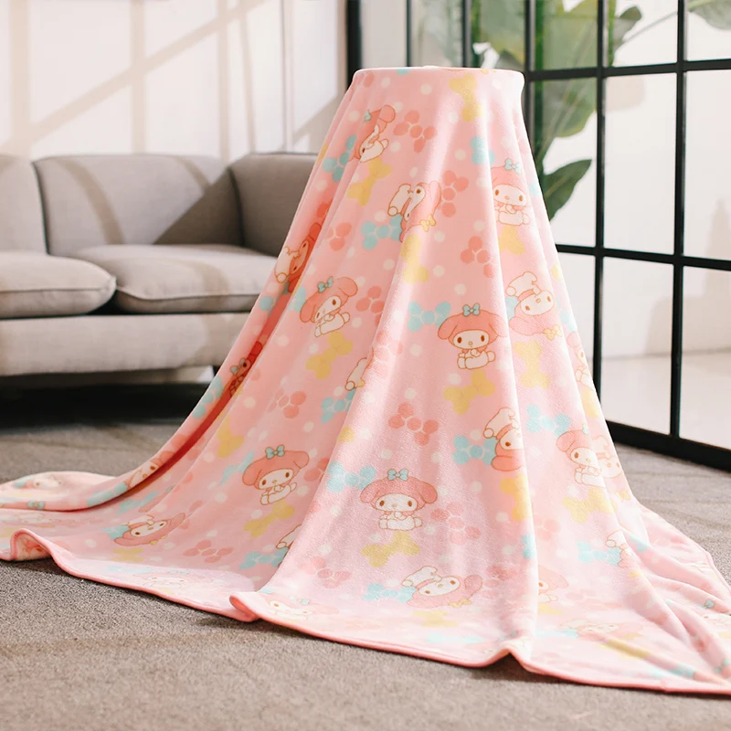 7 Styles Kawaii Anime Flannel Blanket Japan Bedroom Sofa Comfortable Warm Flannel Blanket Bedspread on the Bed Cover Blanket